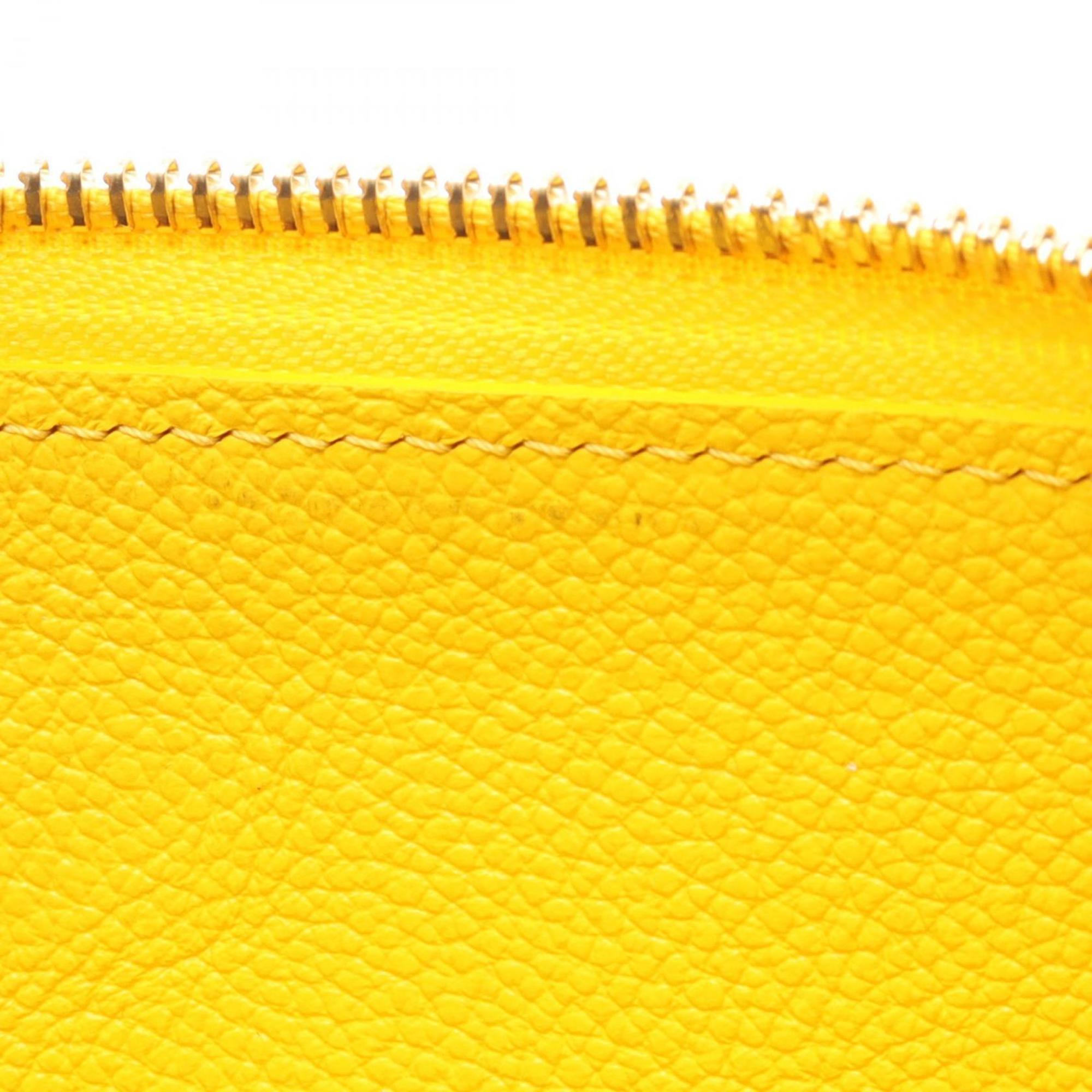 Louis Vuitton Monogram Empreinte Yellow Monogram Empreinte Long Wallet