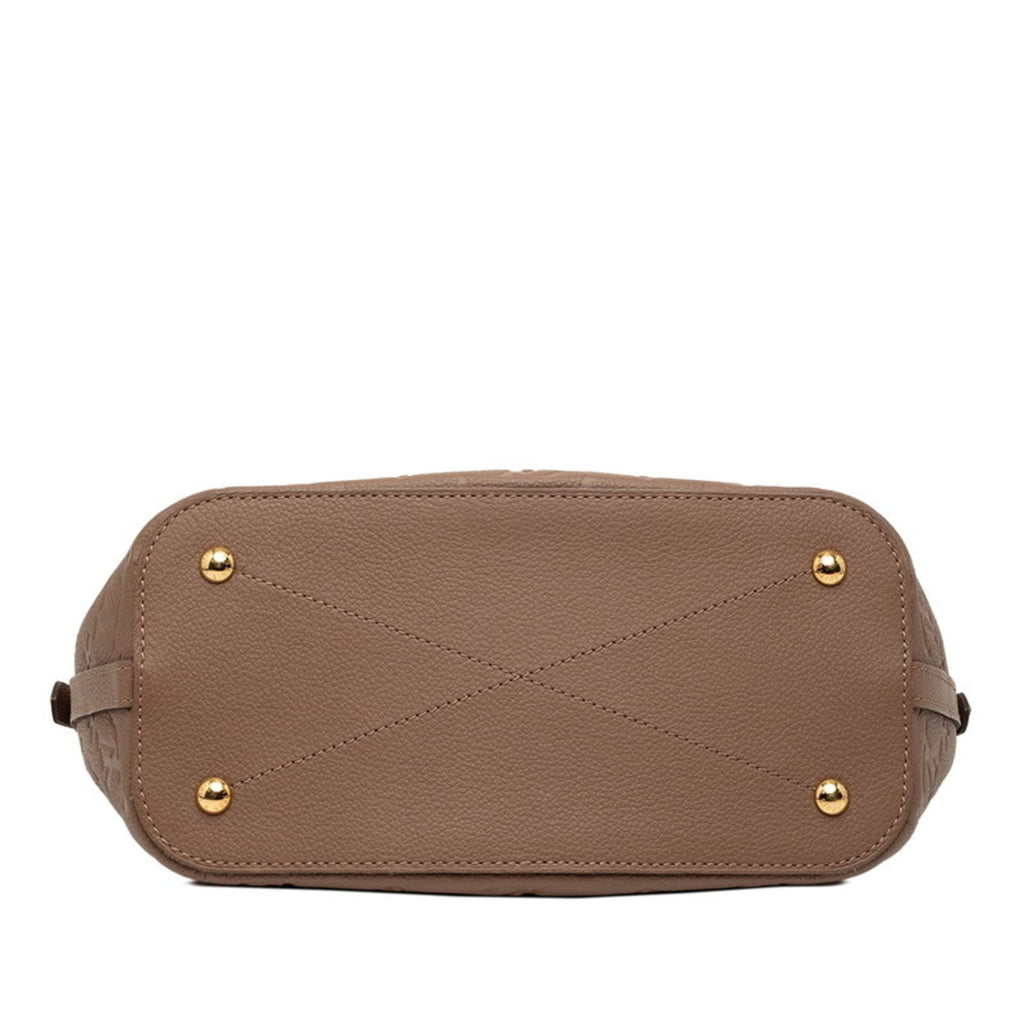 Louis Vuitton Taupe Leather Handbag Shoulder Bag