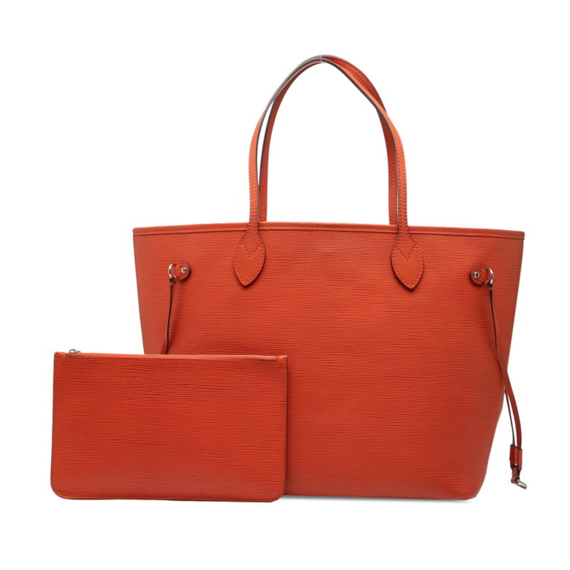 Louis Vuitton Epi Orange Pimont Leather Tote Bag