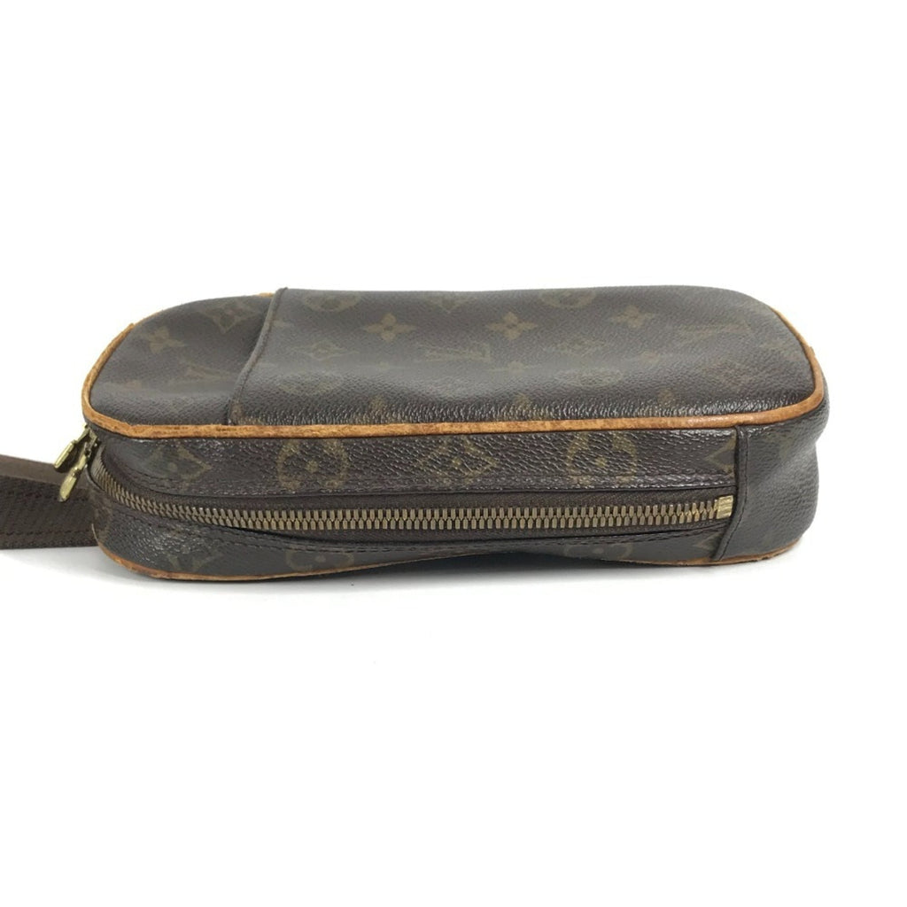 Louis Vuitton Brown Monogram Pochette Shoulder Bag Sling Bag