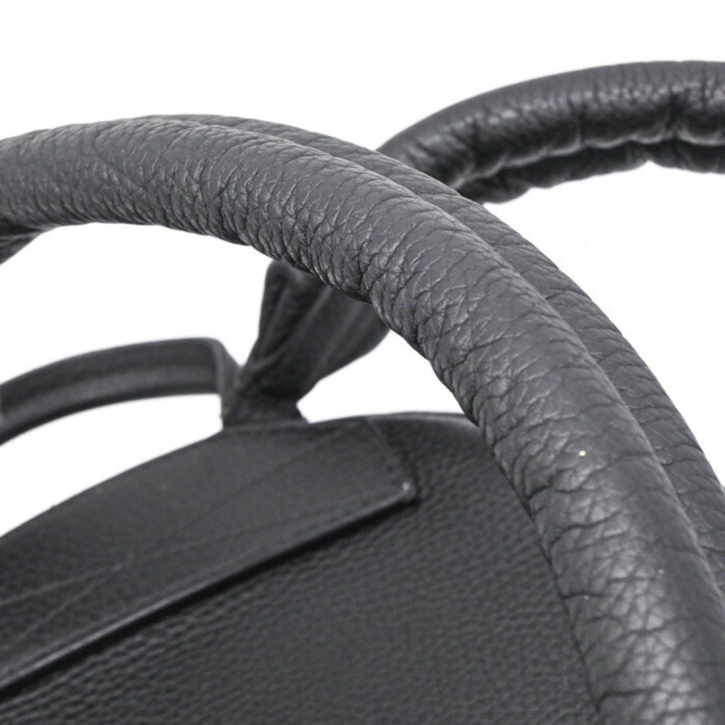 Louis Vuitton Black Leather Backpack