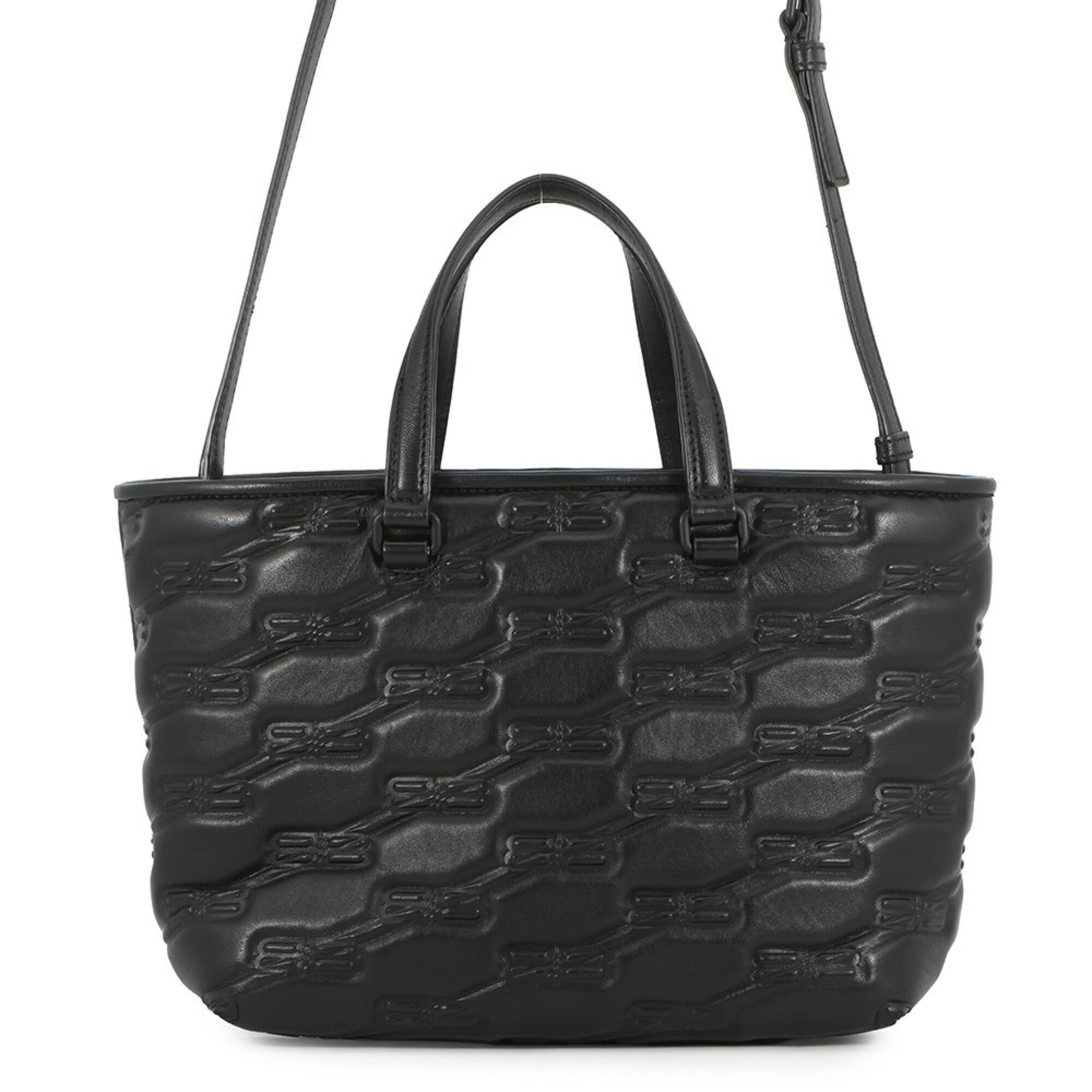 Balenciaga Black Leather Hand