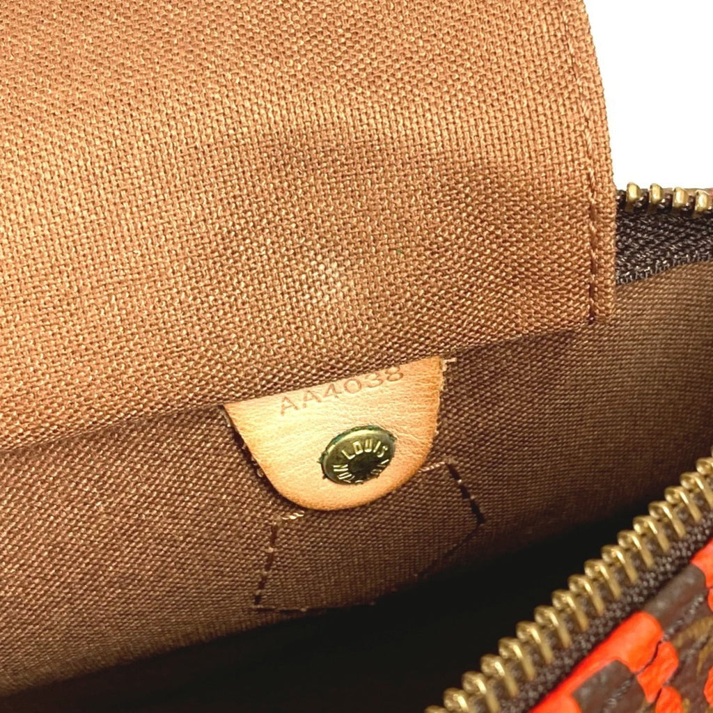 Louis Vuitton Monogram Graffiti Lv Orange Orange Monogram Graffiti Boston Bag Handbag