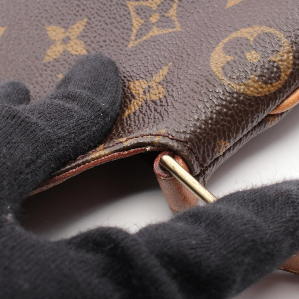 Louis Vuitton Brown Pvc Leather Handbag Shoulder Bag
