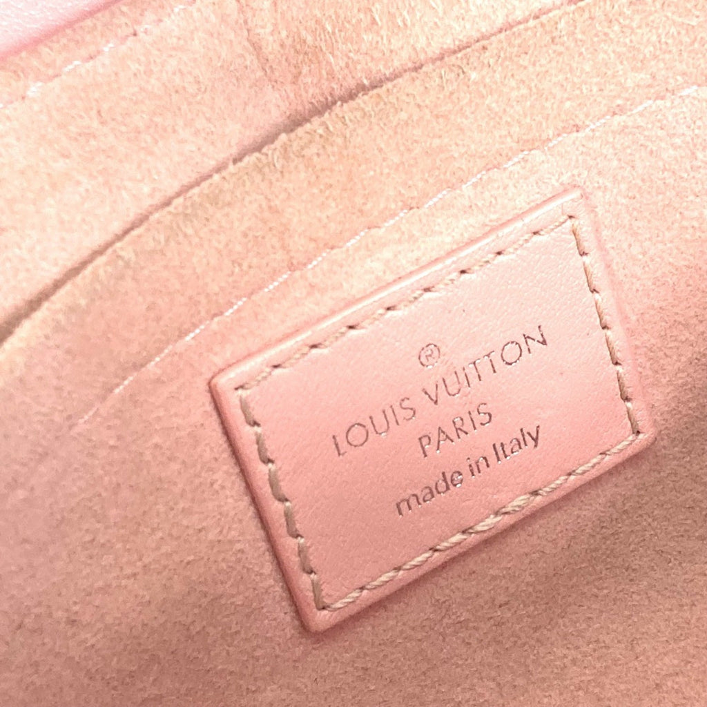 Louis Vuitton Pink Leather Handbag Shoulder Bag