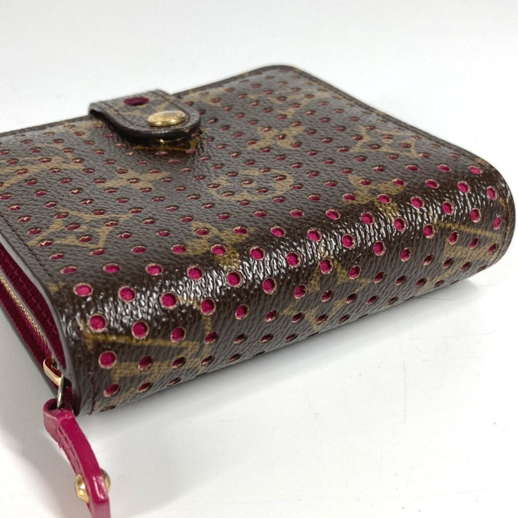 Louis Vuitton Monogram Fuchsia Pink Monogram Pink Monogram Perforated Wallet