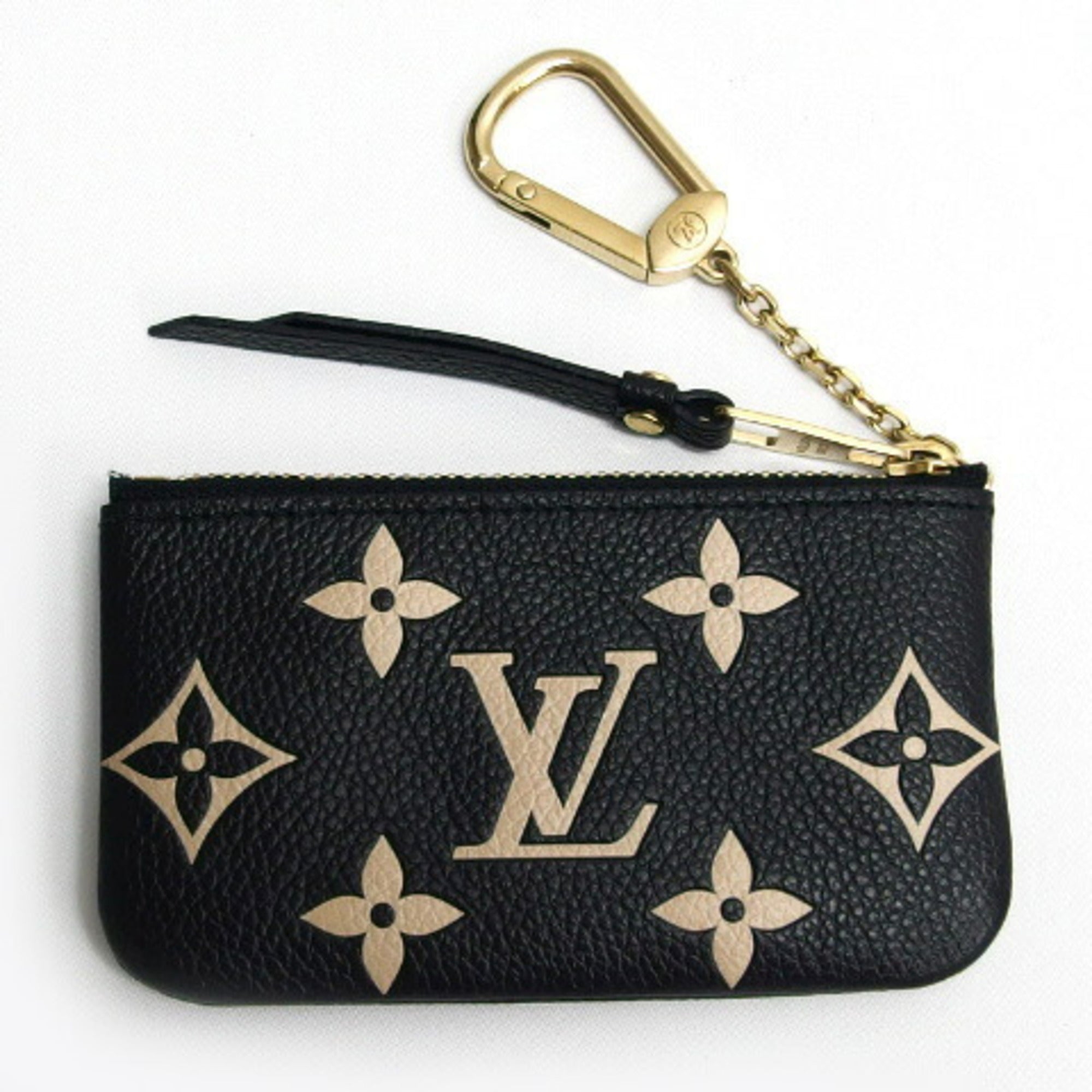 Louis Vuitton Monogram Empreinte Beige Bicolor Black Monogram Noir Monogram Empreinte Coin Purse/Coin Case