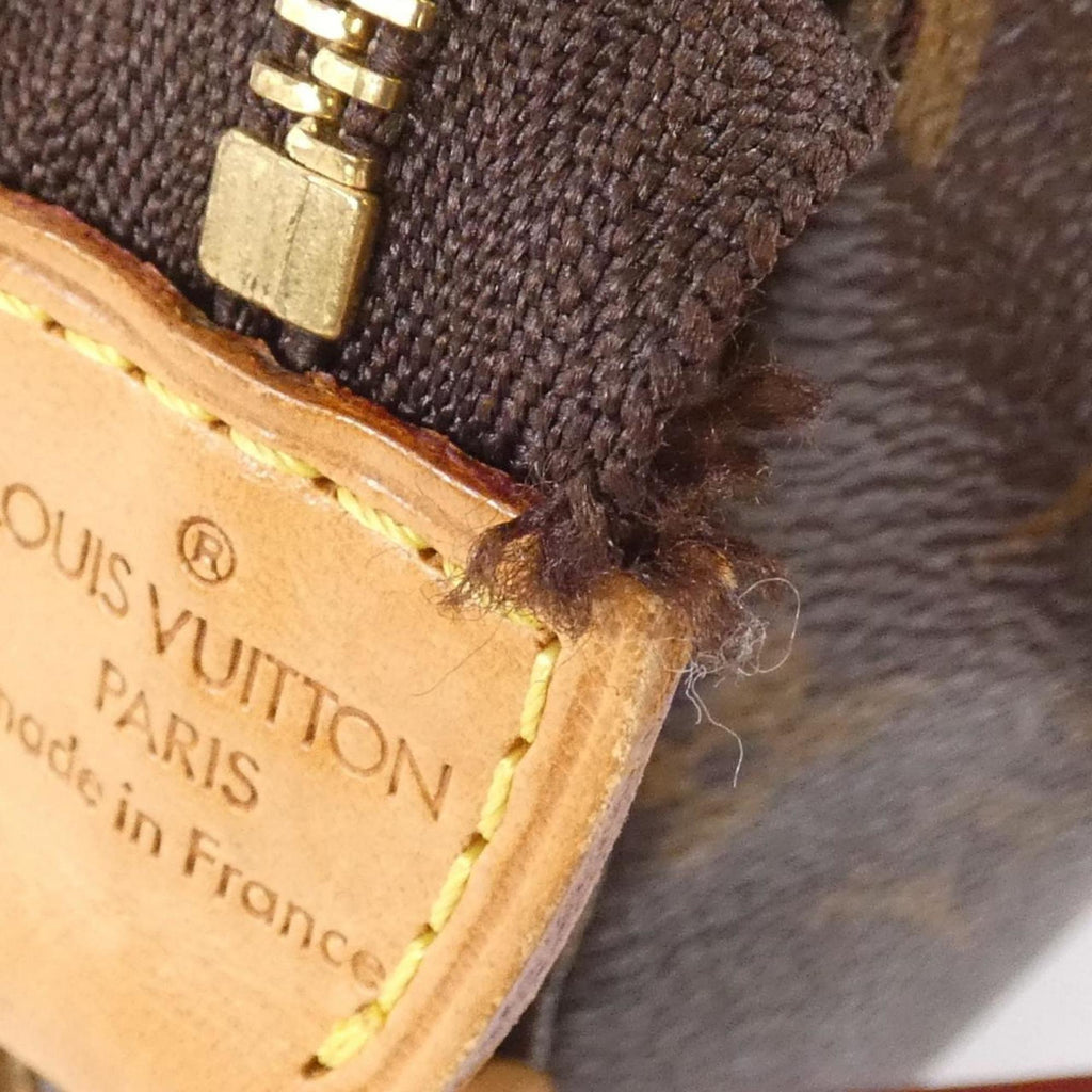 Louis Vuitton Brown Coated Canvas Pouch