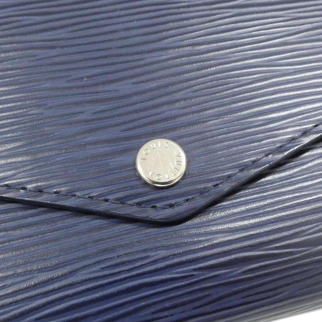 Louis Vuitton Indigo Leather Long Wallet