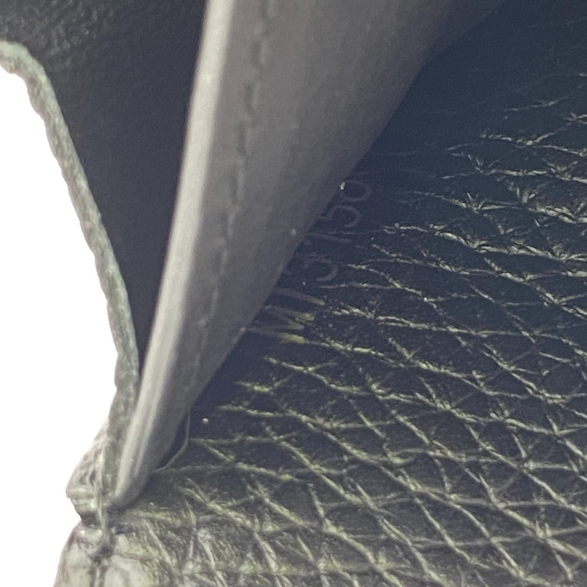 Louis Vuitton Black Leather Long Wallet