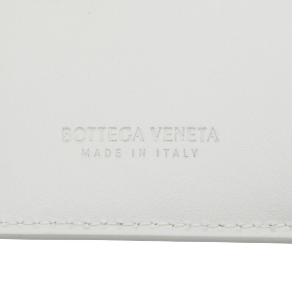 Bottega Veneta White Leather Wallet (Bi-Fold)