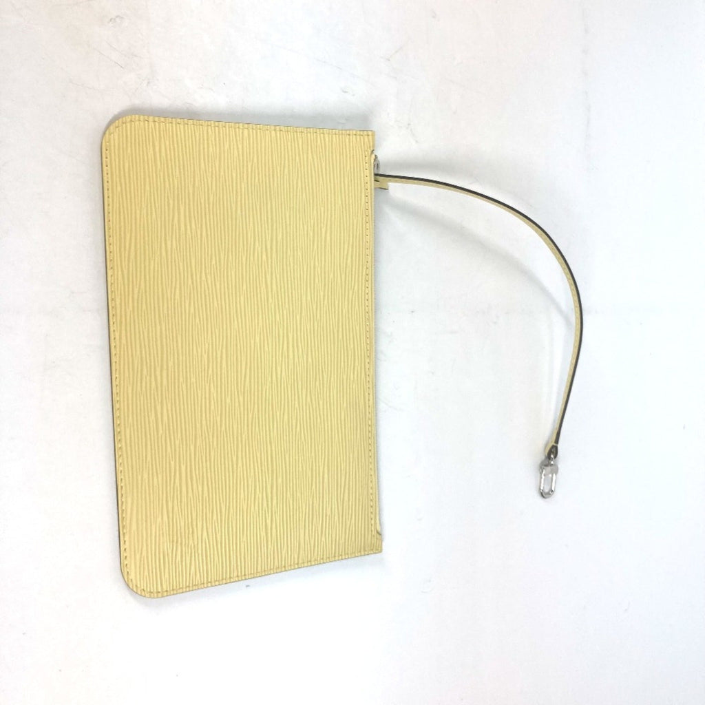 Louis Vuitton Yellow Leather Tote Bag