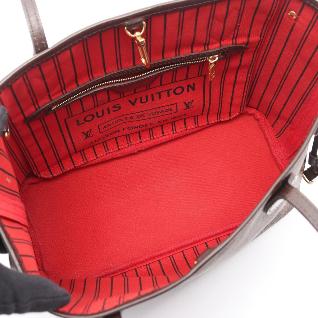 Louis Vuitton Brown Ebene Coated Canvas Leather Tote Bag
