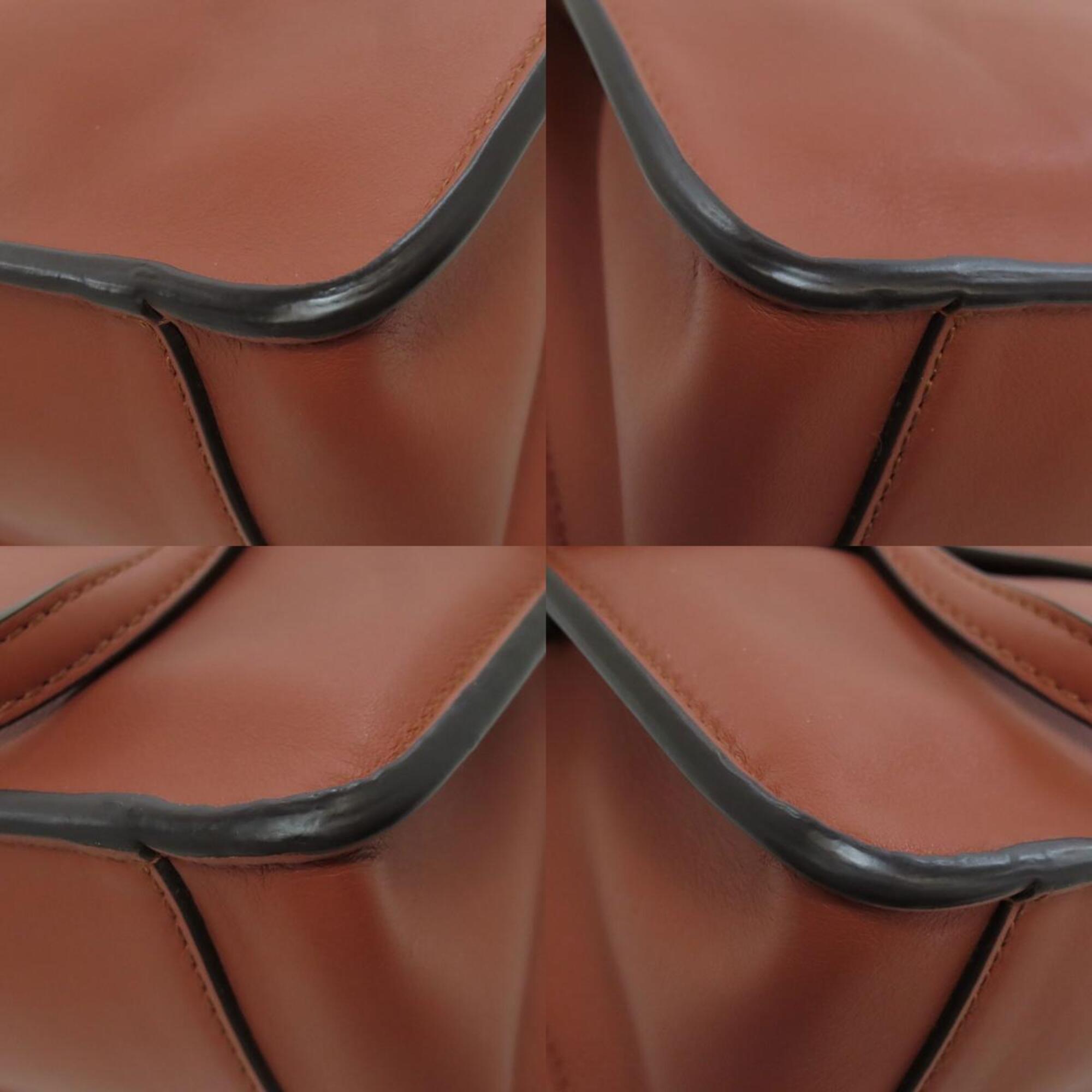 Fendi Brown Leather Shoulder Bag