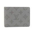 Louis Vuitton Gray Leather Bill Wallet