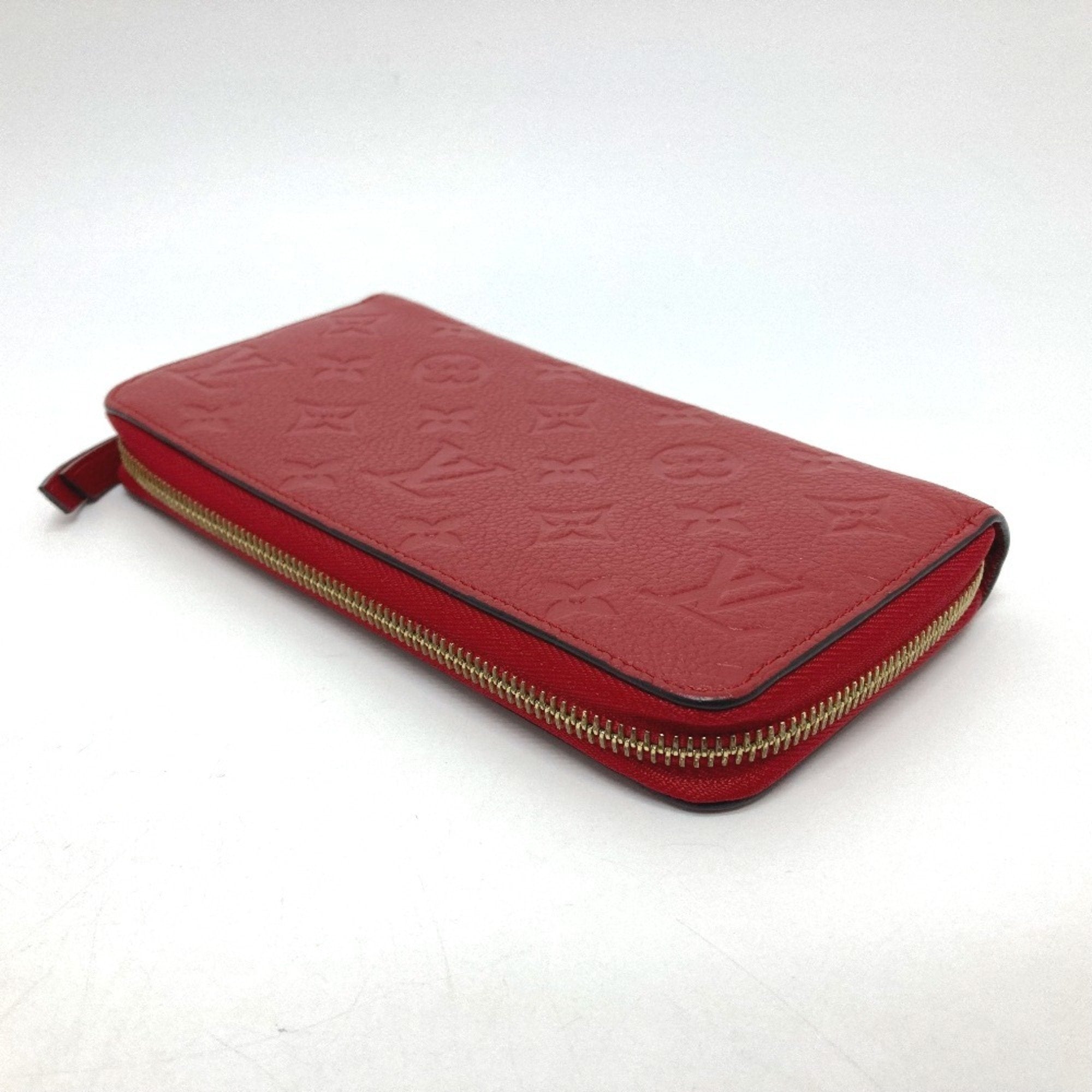 Louis Vuitton Monogram Empreinte Cerise Red Color Monogram Empreinte Long Wallet