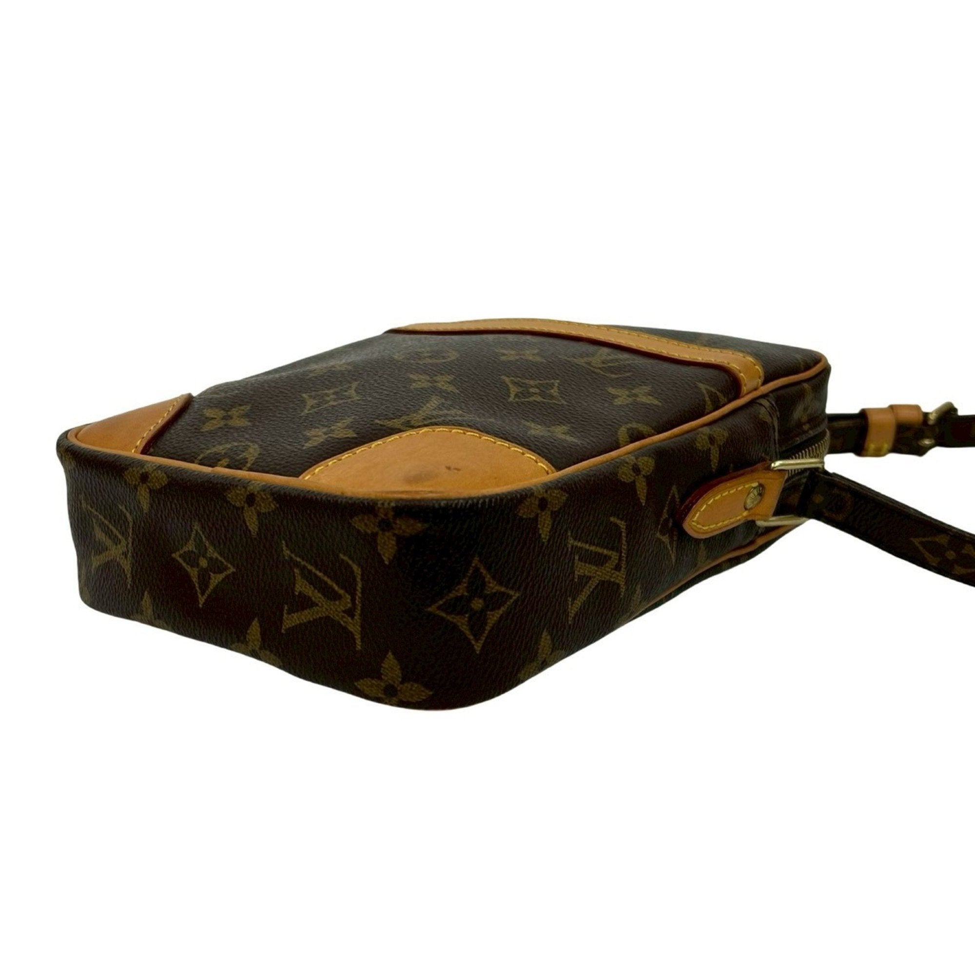 Louis Vuitton Brown Leather Pvc Pochette Shoulder Bag