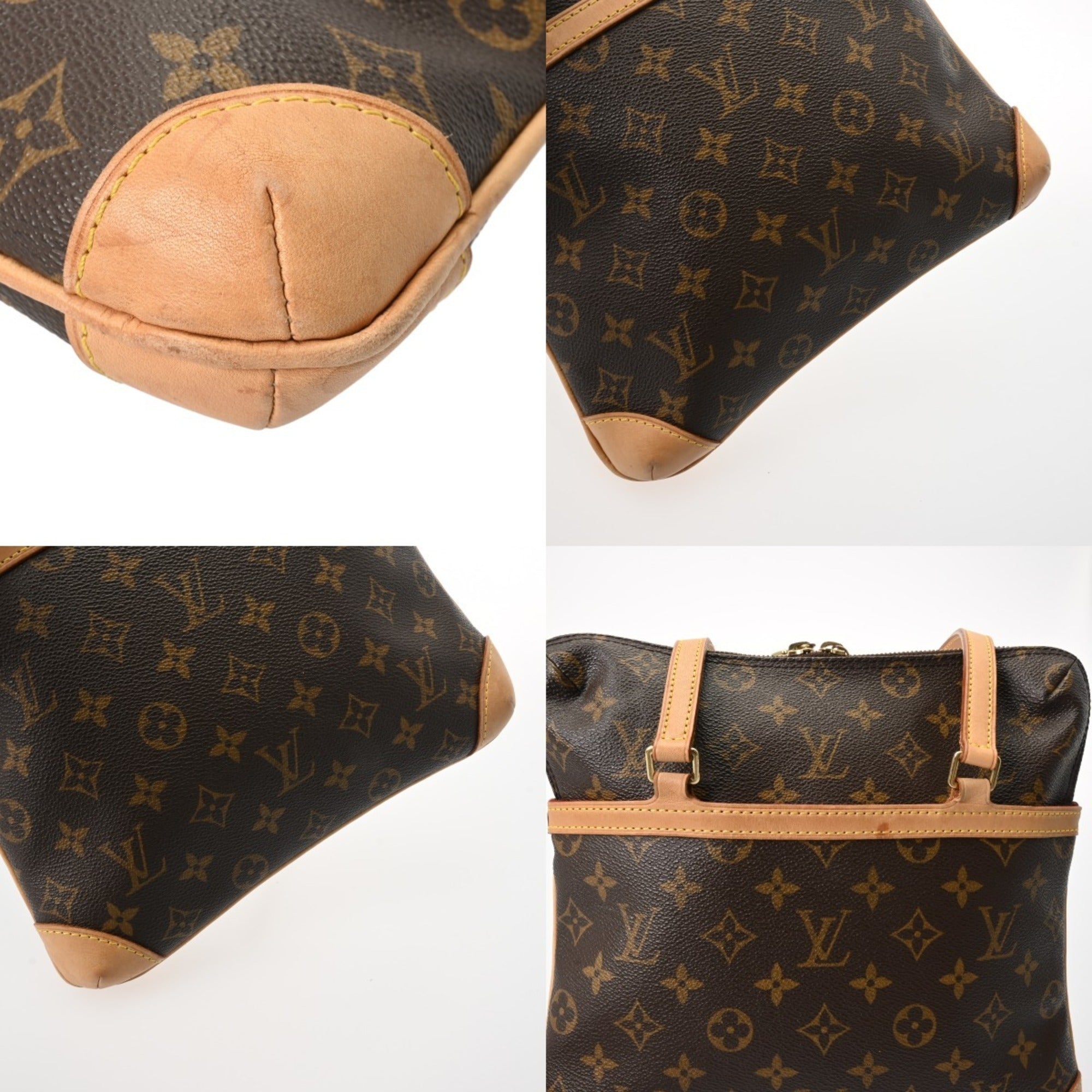 Louis Vuitton Brown Monogram Canvas Shoulder Bag