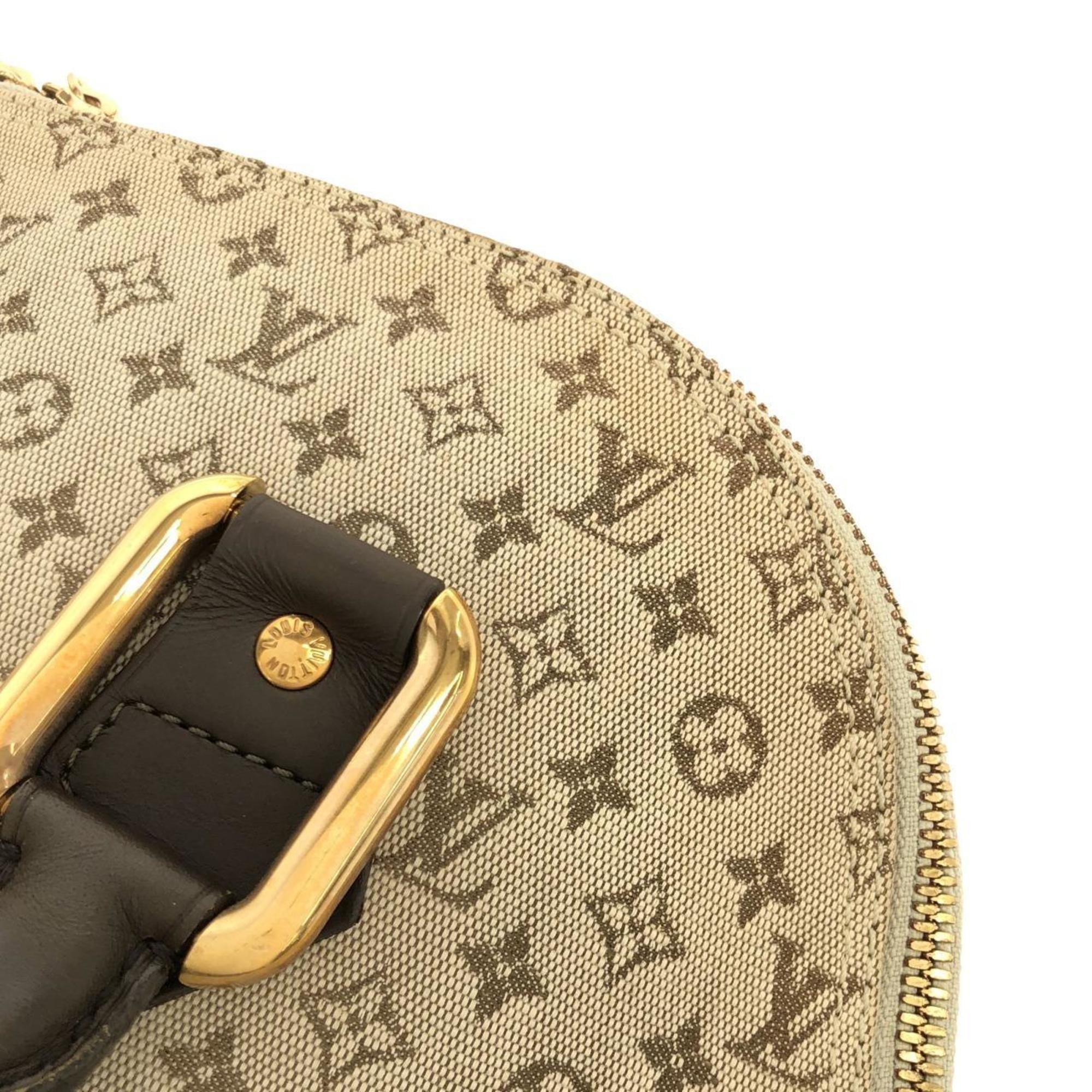 Louis Vuitton Khaki Canvas Handbag