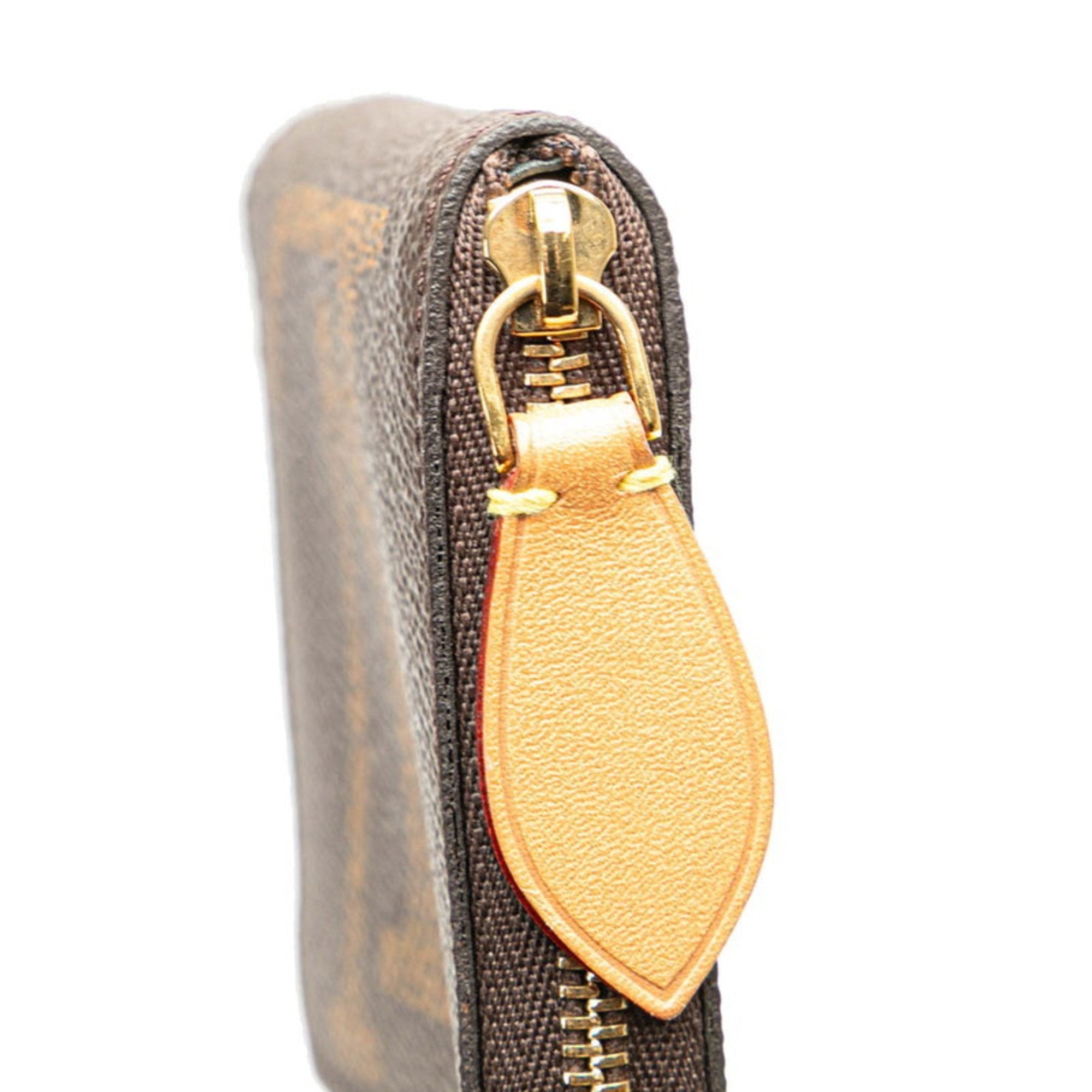 Louis Vuitton Brown Pvc Leather Coin Purse/Coin Case