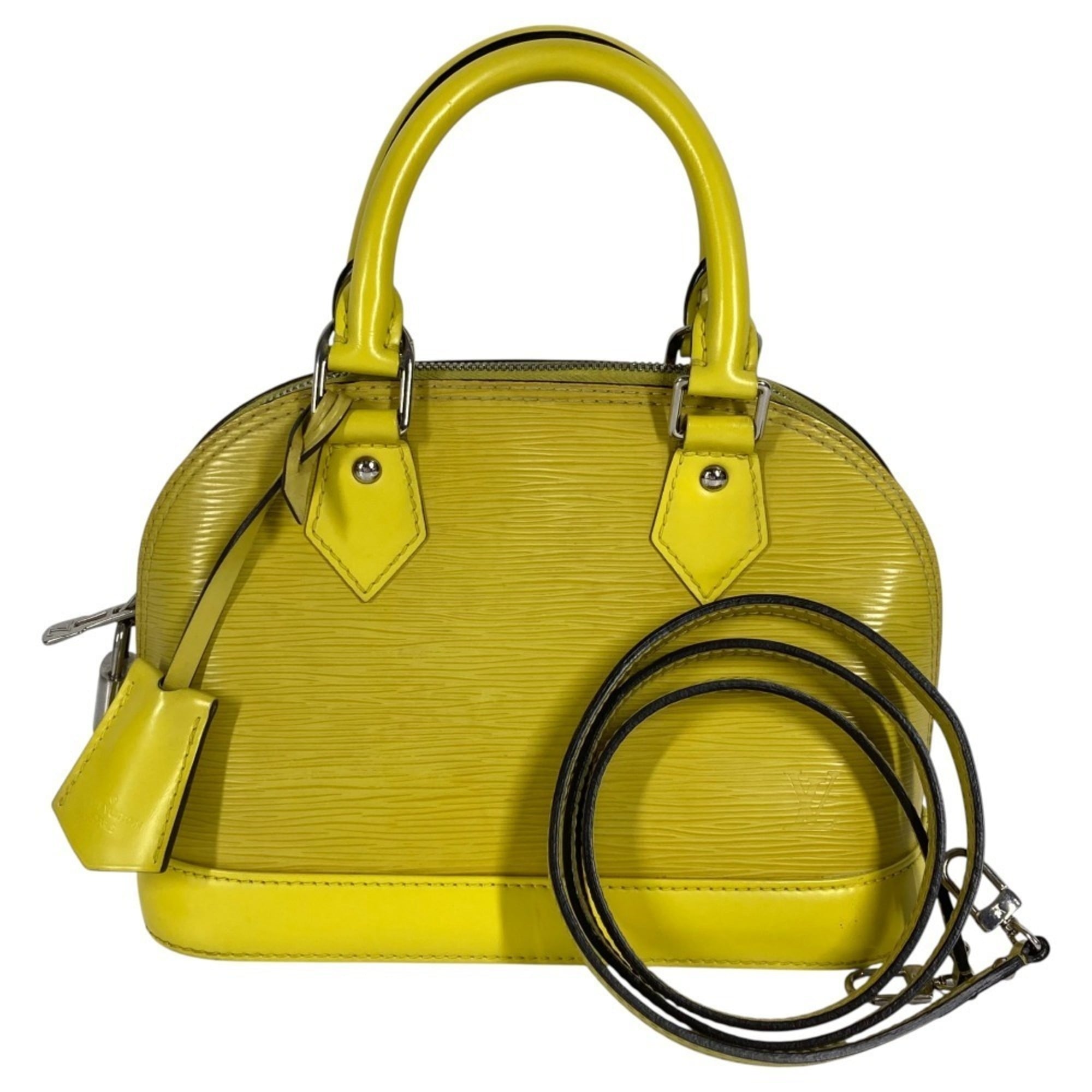Louis Vuitton Pistache Yellow Epi Leather Handbag Shoulder Bag