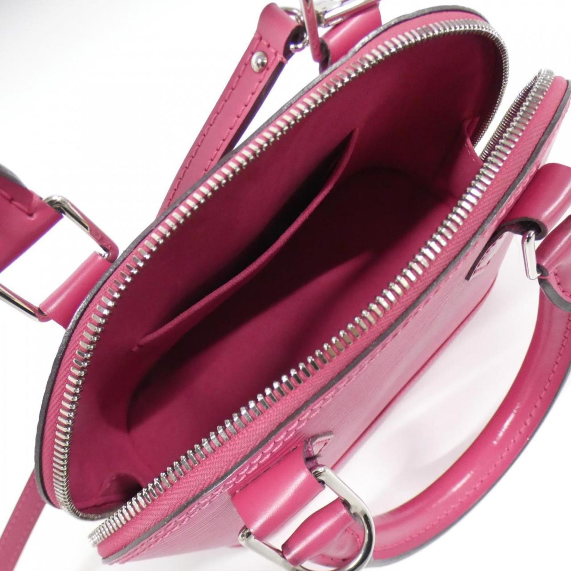 Louis Vuitton Fuchsia Pink Leather Handbag
