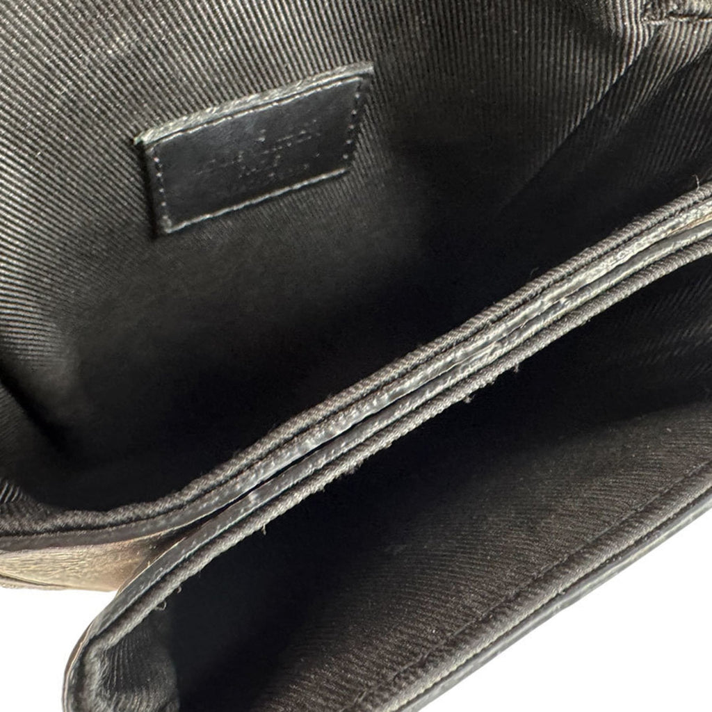 Louis Vuitton Black Brown Monogram Monogram Shoulder Bag