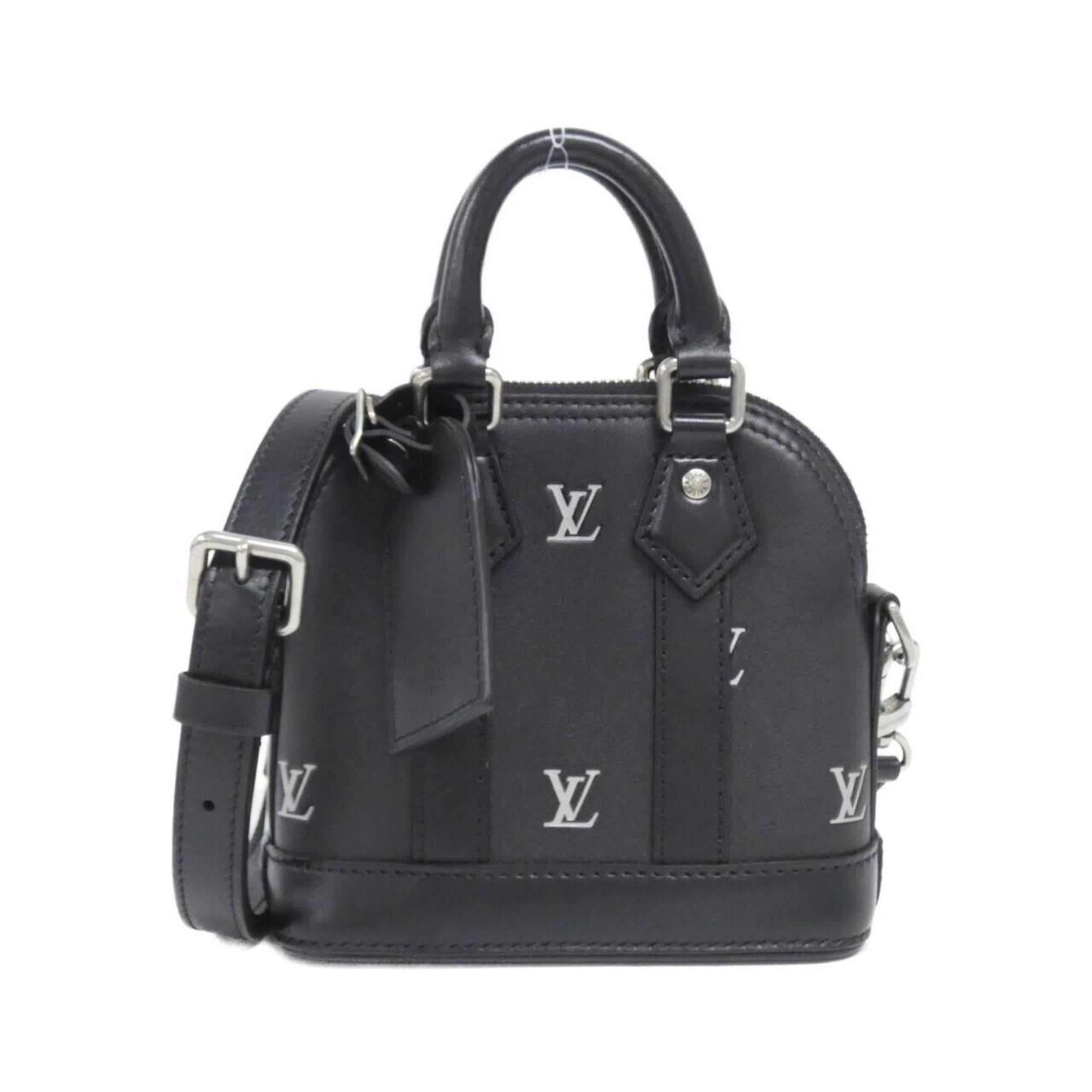 Louis Vuitton Black Leather Handbag