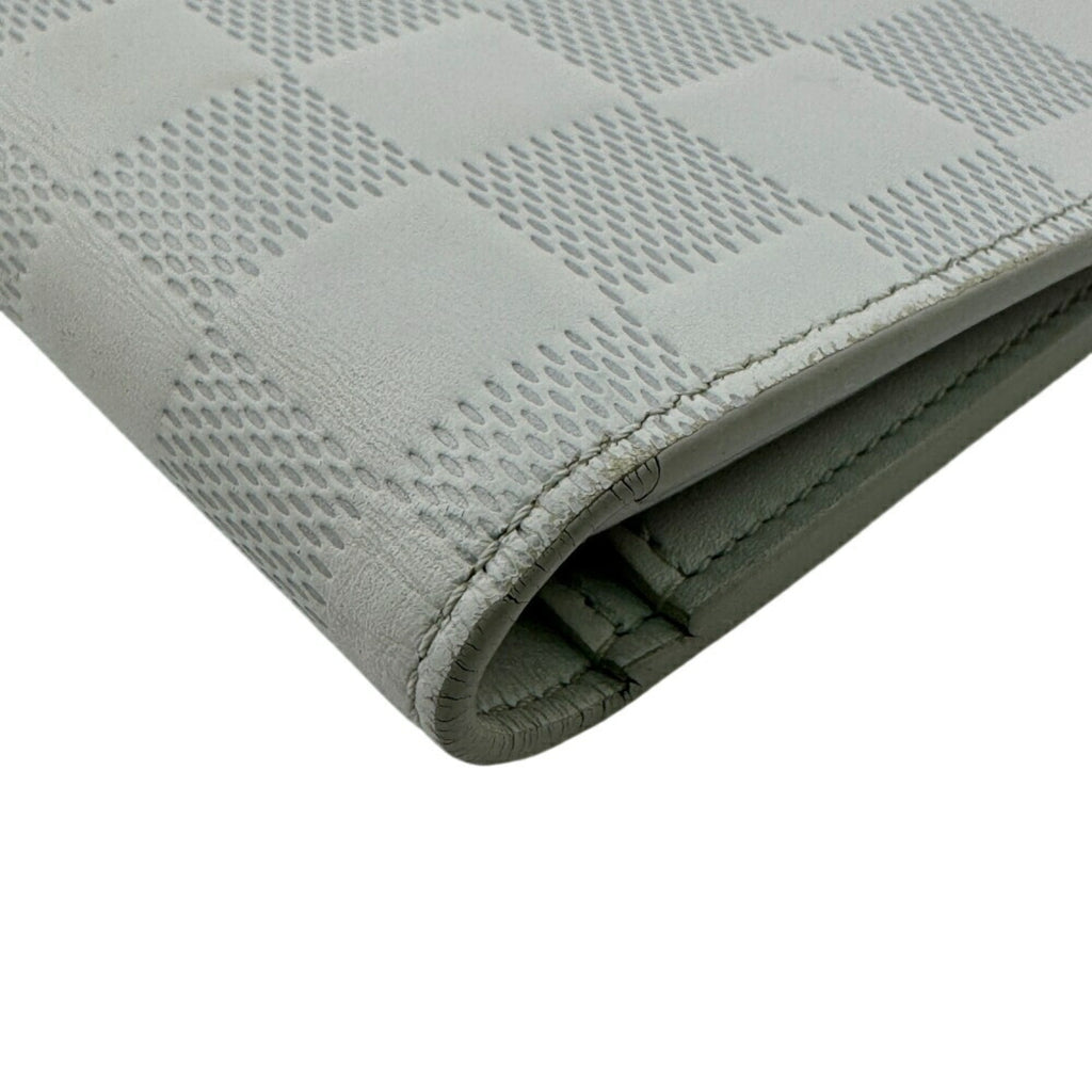 Louis Vuitton White Damier Infini Leather Long Wallet