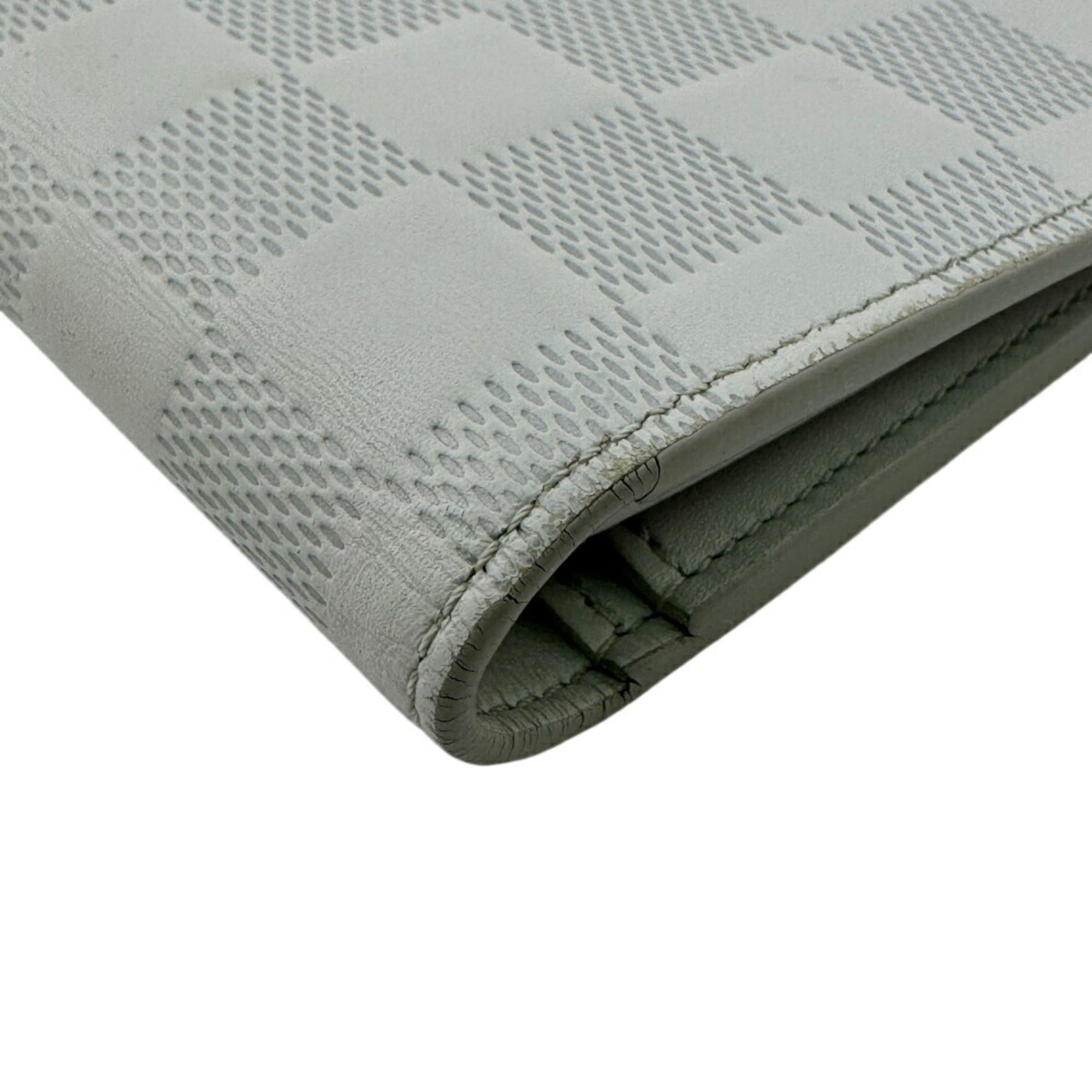 Louis Vuitton White Damier Infini Leather Long Wallet