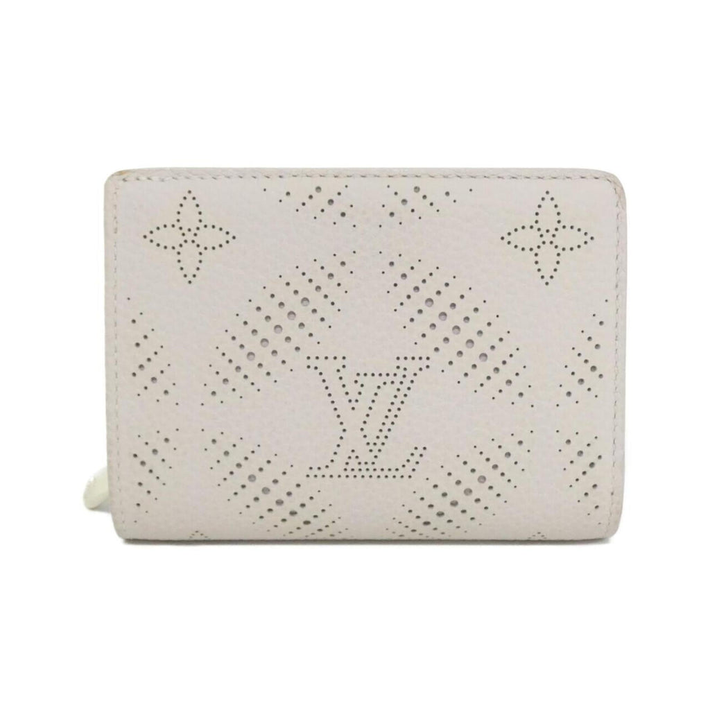 Louis Vuitton Mahina Gray Pink Leather Wallet