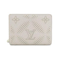 Louis Vuitton Mahina Gray Pink Leather Wallet