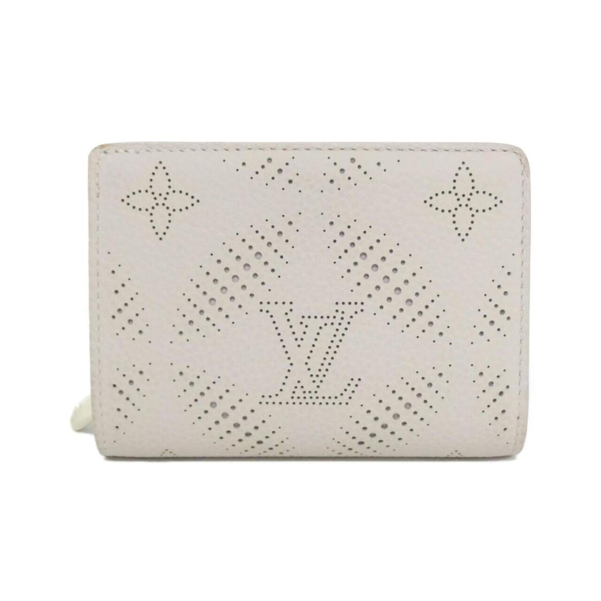 Louis Vuitton Mahina Gray Pink Leather Wallet