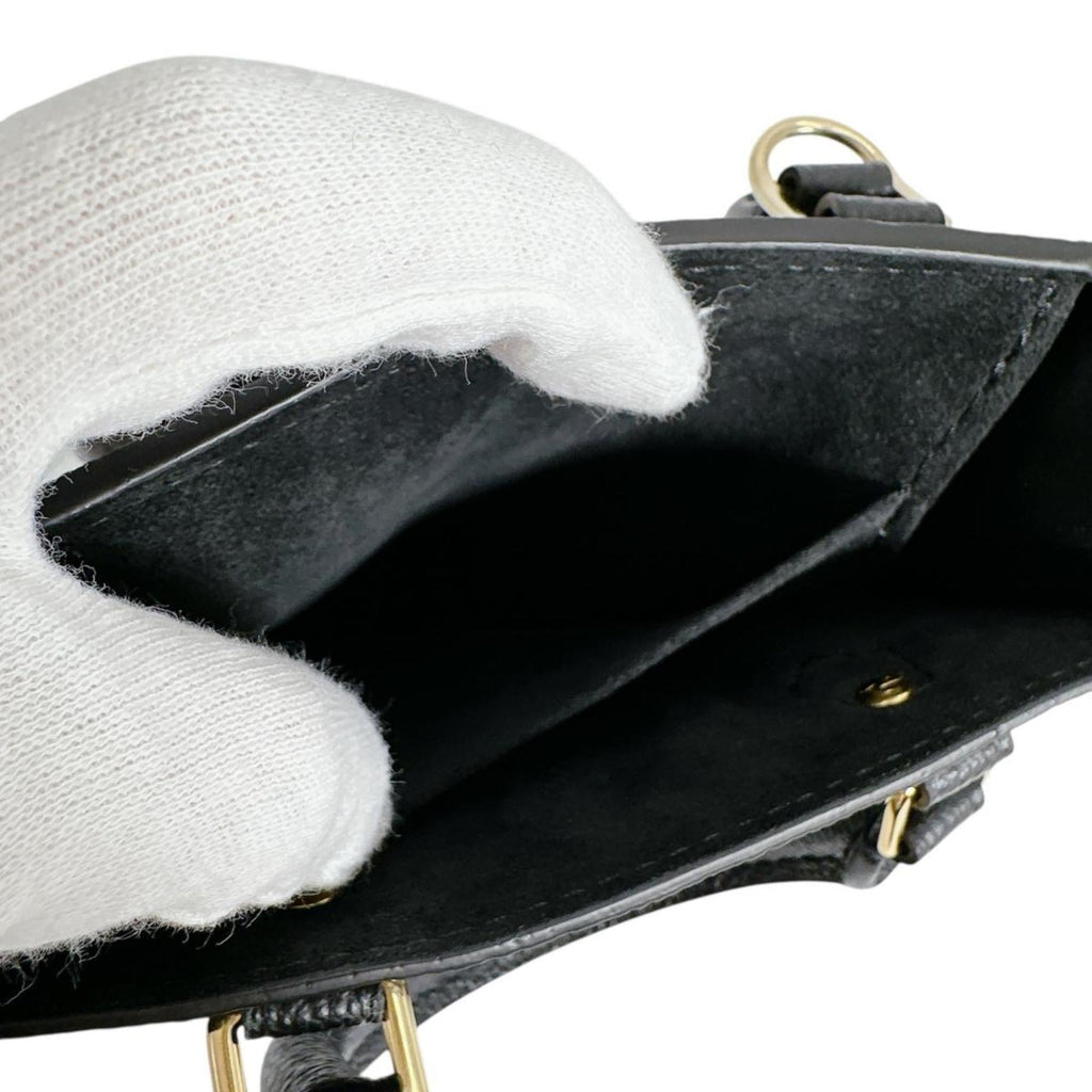 Louis Vuitton Black Monogram Empreinte Shoulder Bag