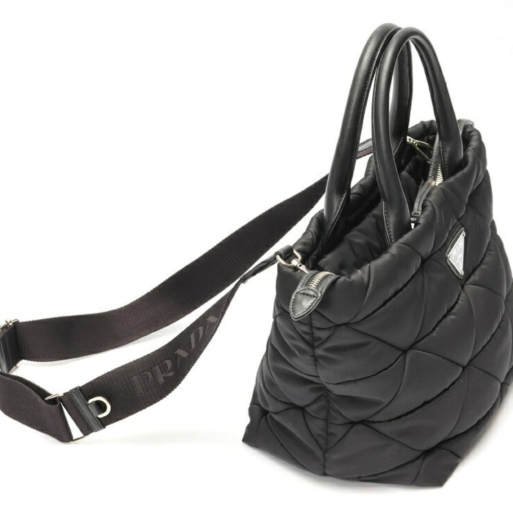 Prada Black Nylon Tote Bag