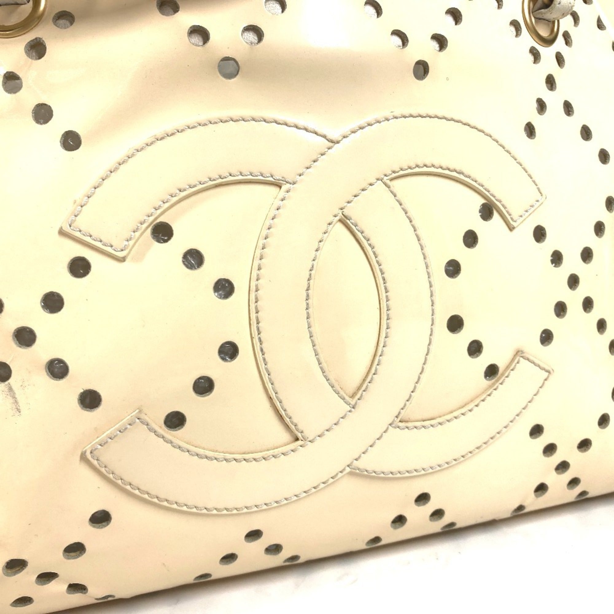 Chanel Ivory Shoulder Bag Tote Bag