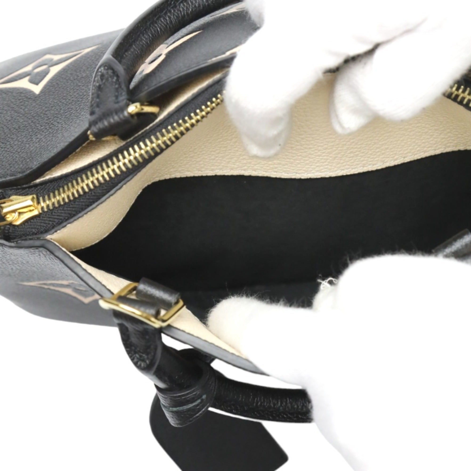 Louis Vuitton Black Monogram Empreinte Shoulder Bag