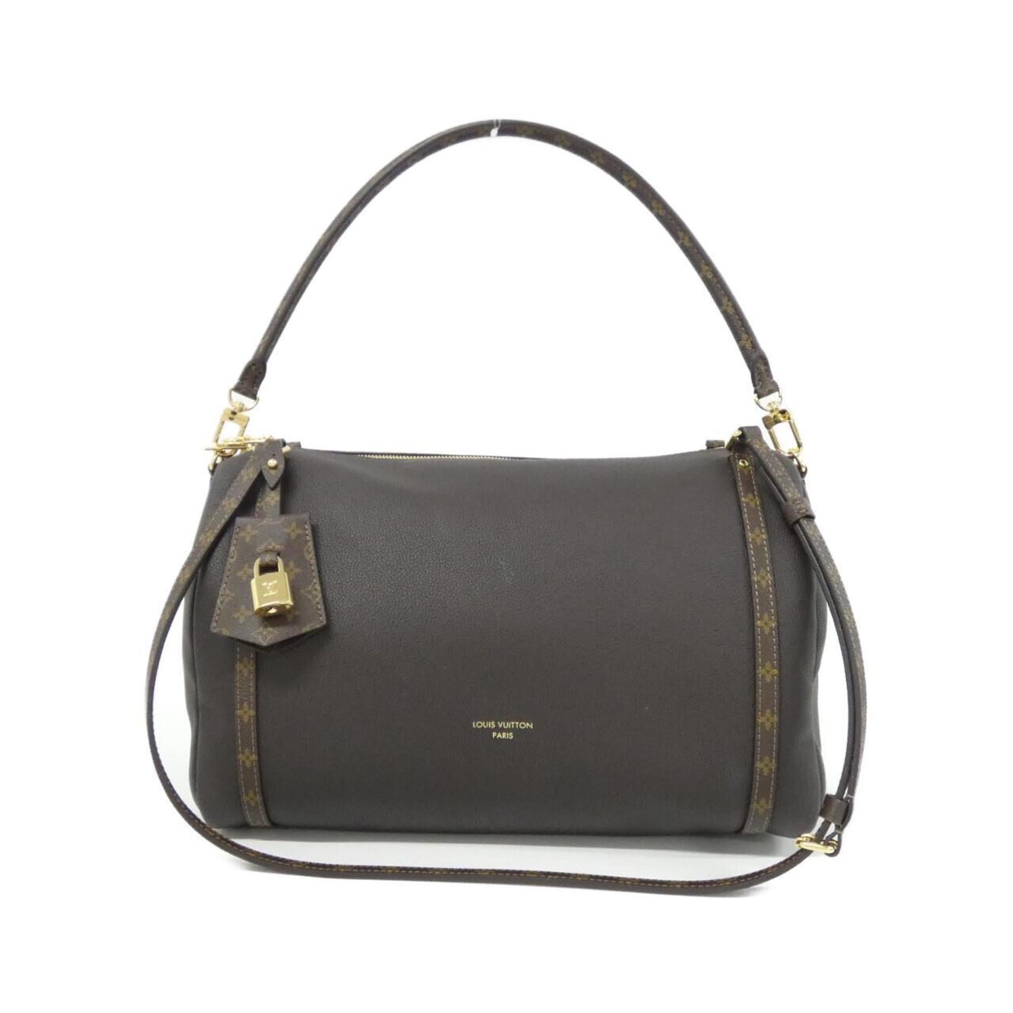 Louis Vuitton Acajou Leather Shoulder Bag
