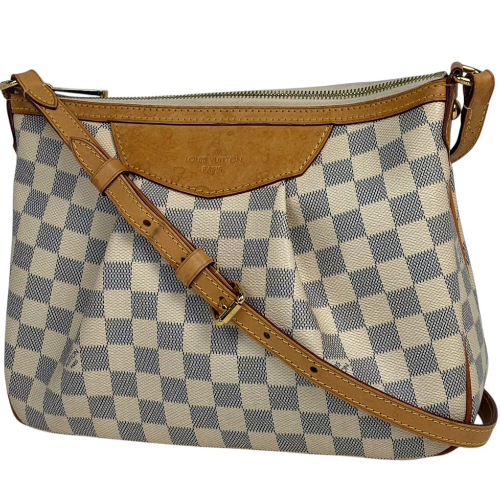 Louis Vuitton White Damier Azur Shoulder Bag