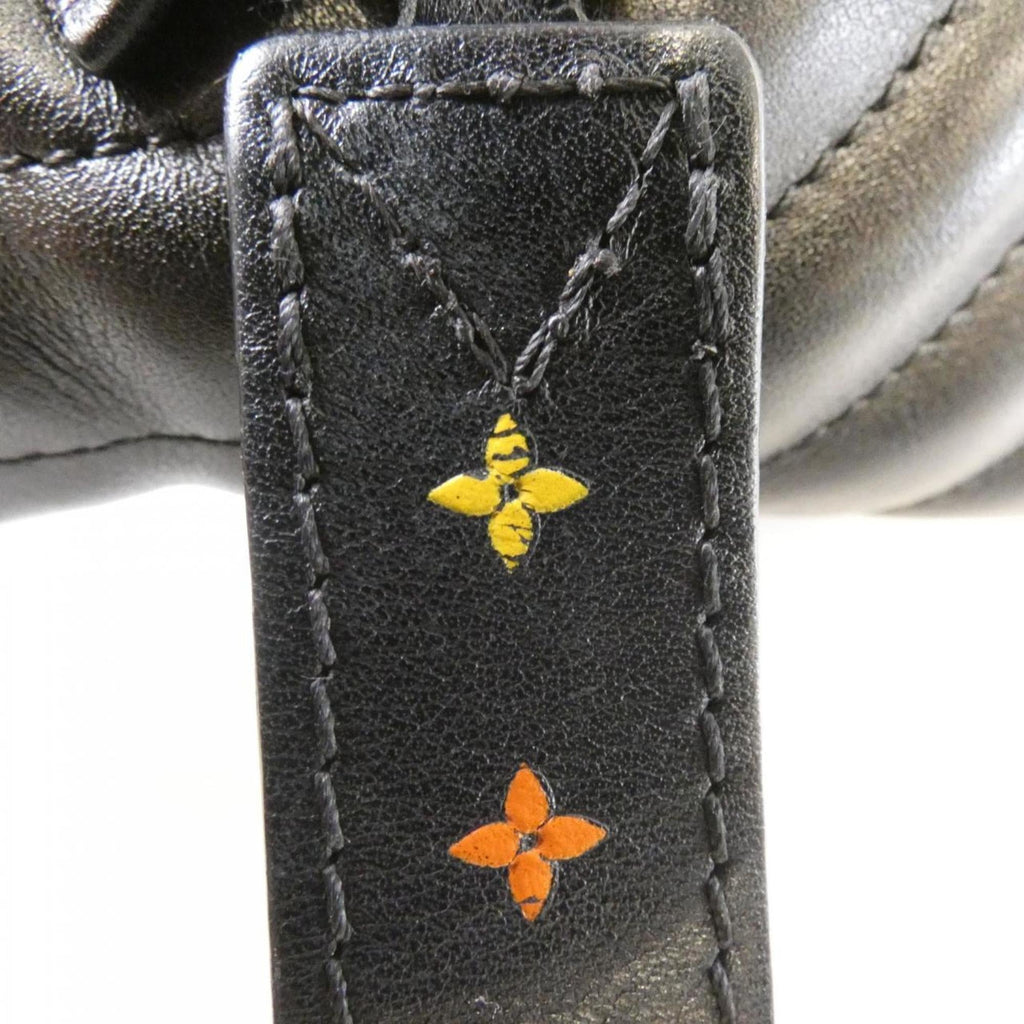 Louis Vuitton Black Leather Fanny Pack Shoulder Bag
