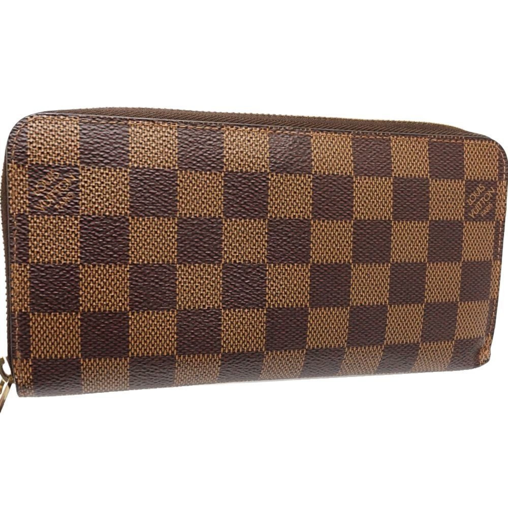 Louis Vuitton Damier Canvas Ebene Canvas Long Wallet