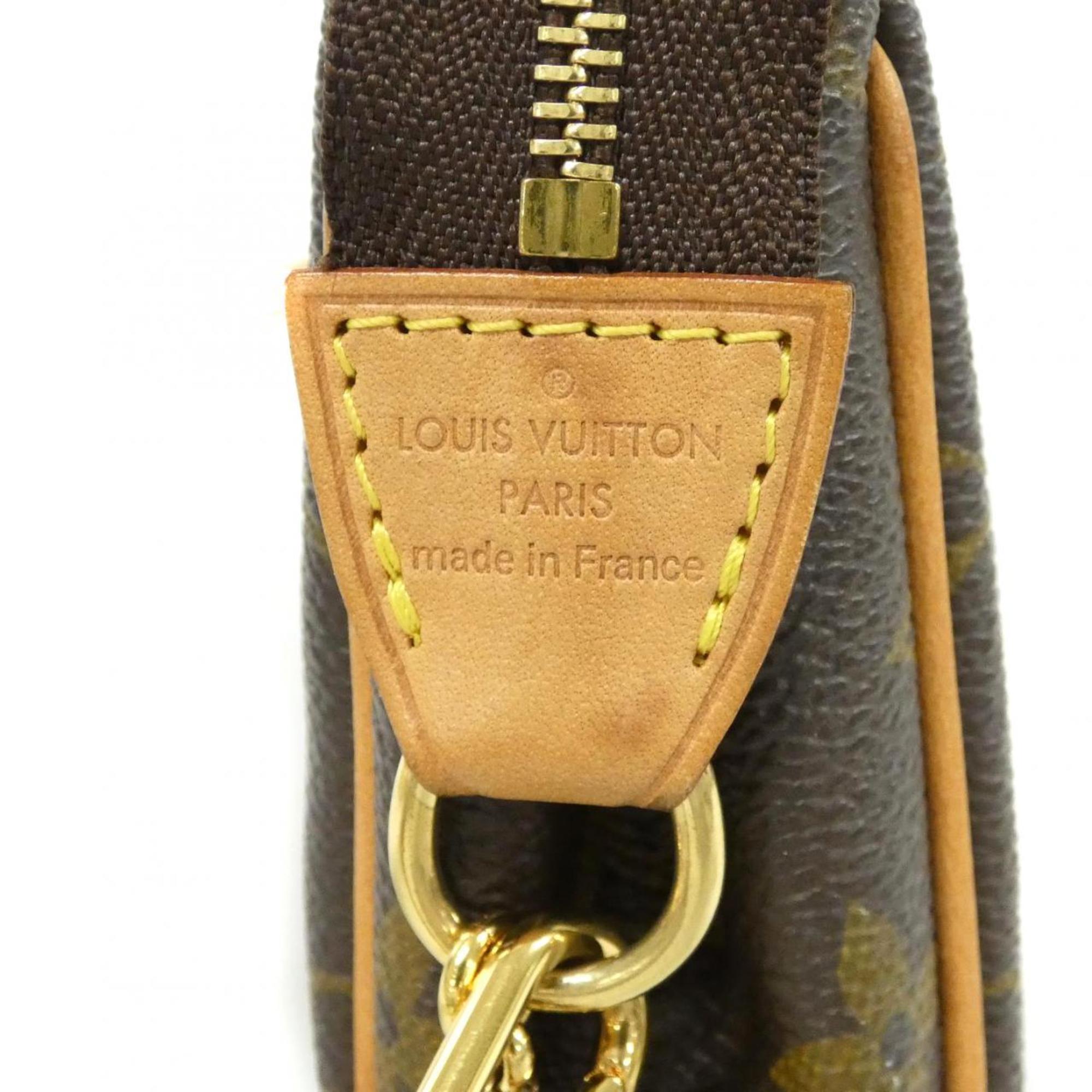 Louis Vuitton Marron Coated Canvas Shoulder Bag