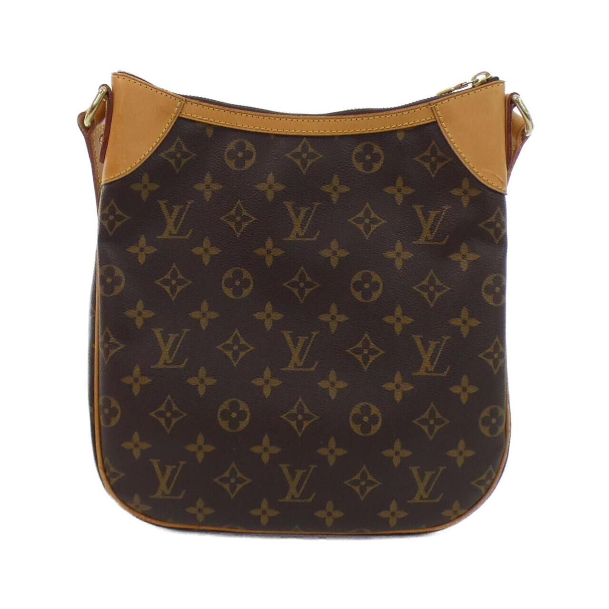 Louis Vuitton Dark Brown Marron Coated Canvas Shoulder Bag
