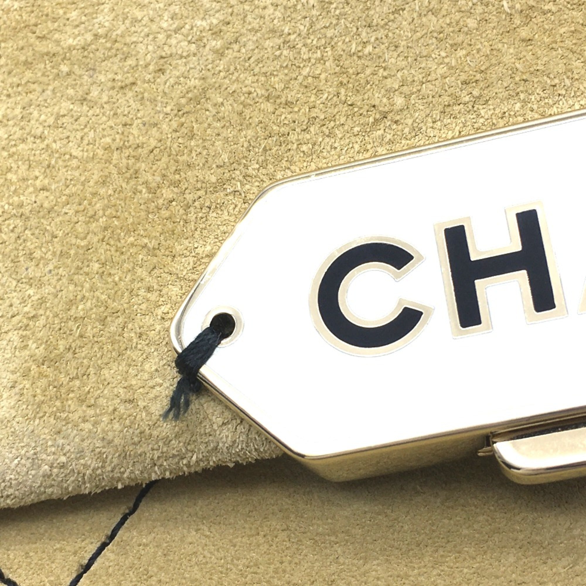 Chanel Beige Leather Shoulder Bag