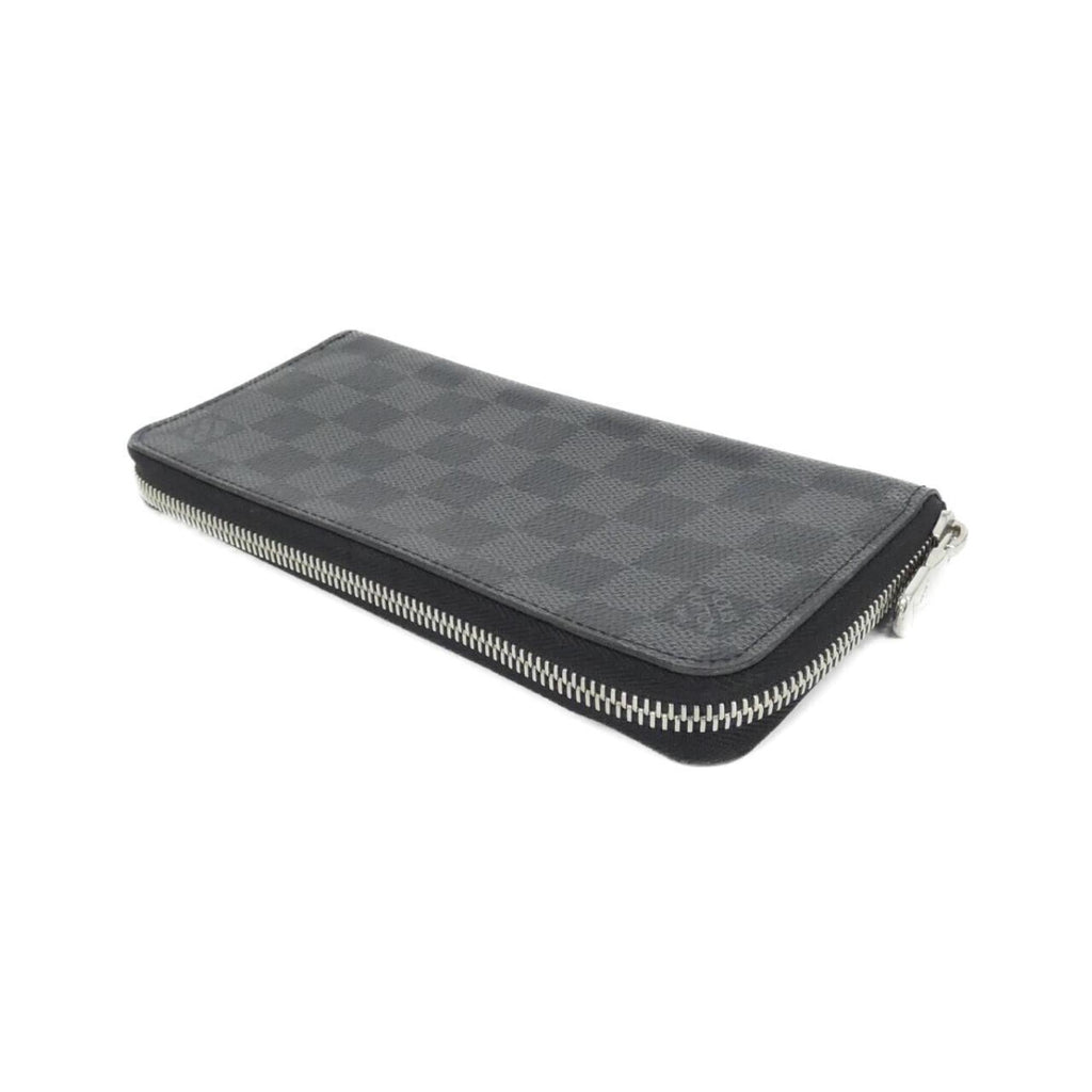 Louis Vuitton Dark Gray Graphite Coated Canvas Long Wallet