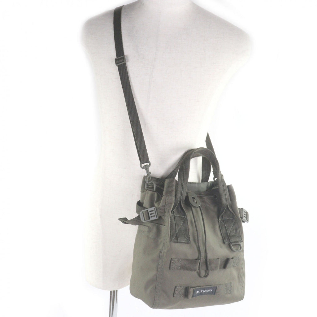Balenciaga Khaki Polyamide Handbag Shoulder