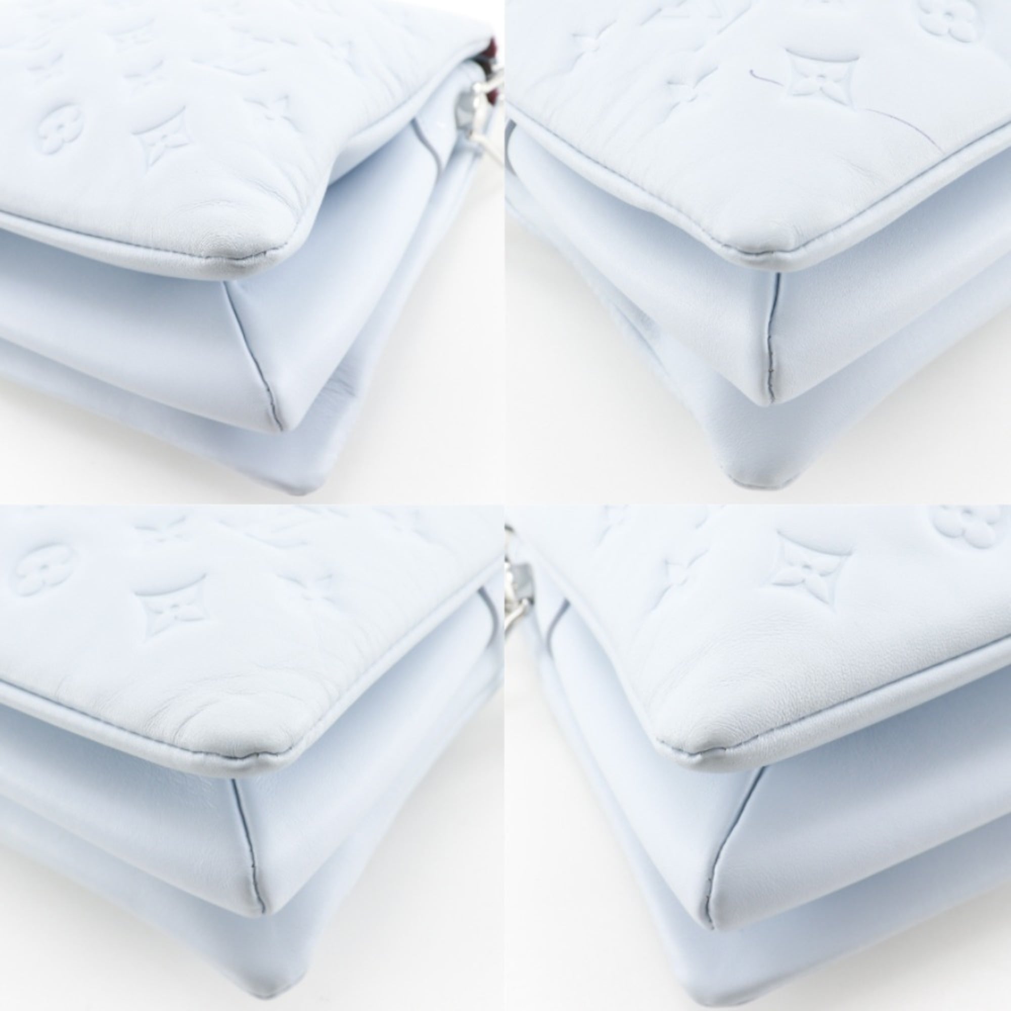 Louis Vuitton Light Blue Monogram Shoulder Bag