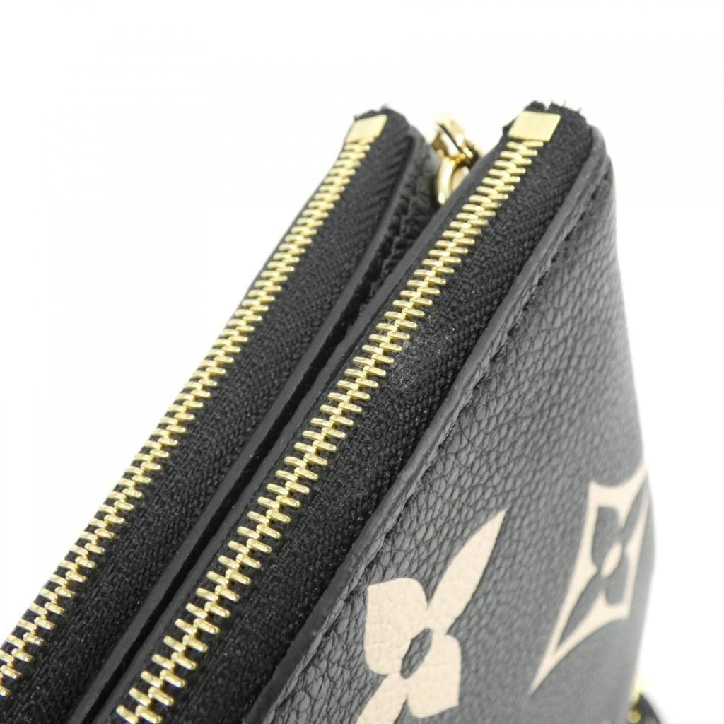 Louis Vuitton Monogram Empreinte Beige Black Leather Pochette Shoulder Bag