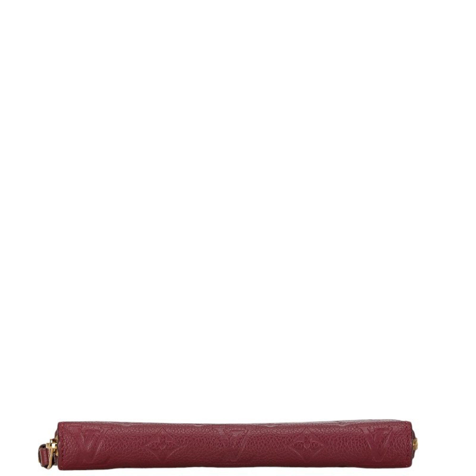 Louis Vuitton Purple Raisin Leather Long Wallet