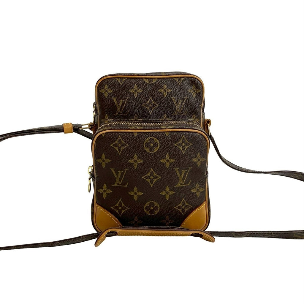 Louis Vuitton Brown Leather Pvc Pochette Shoulder Bag